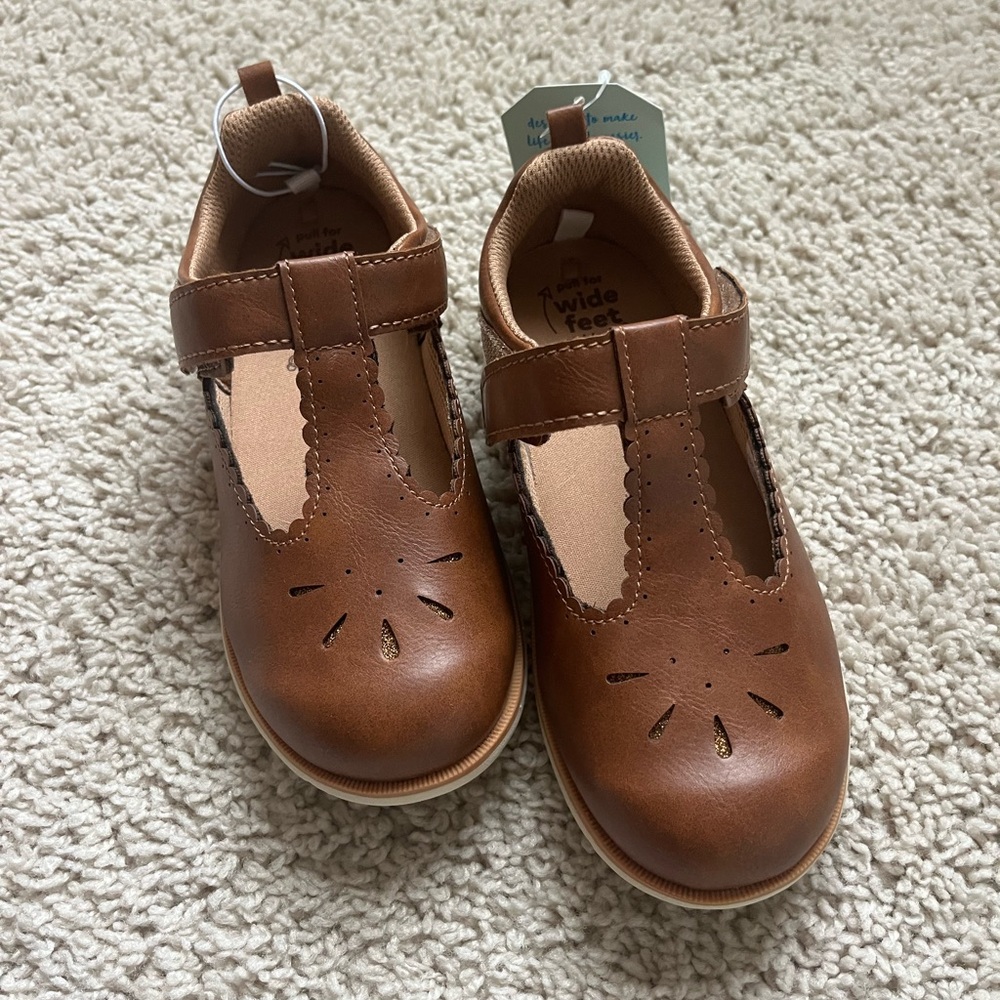 Stride Rite Brown Leather Mary Jane Size 13